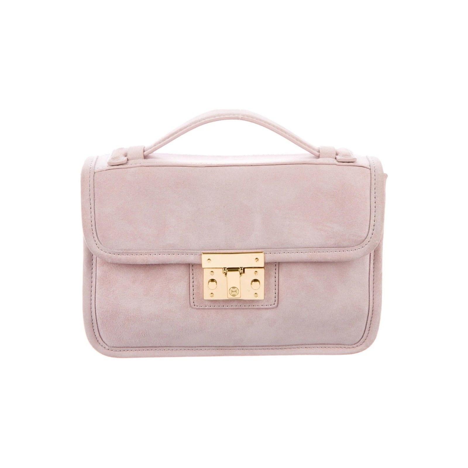 Tory Burch Pink Suede Crossbody Bag Purchased From The Real Real Authentic